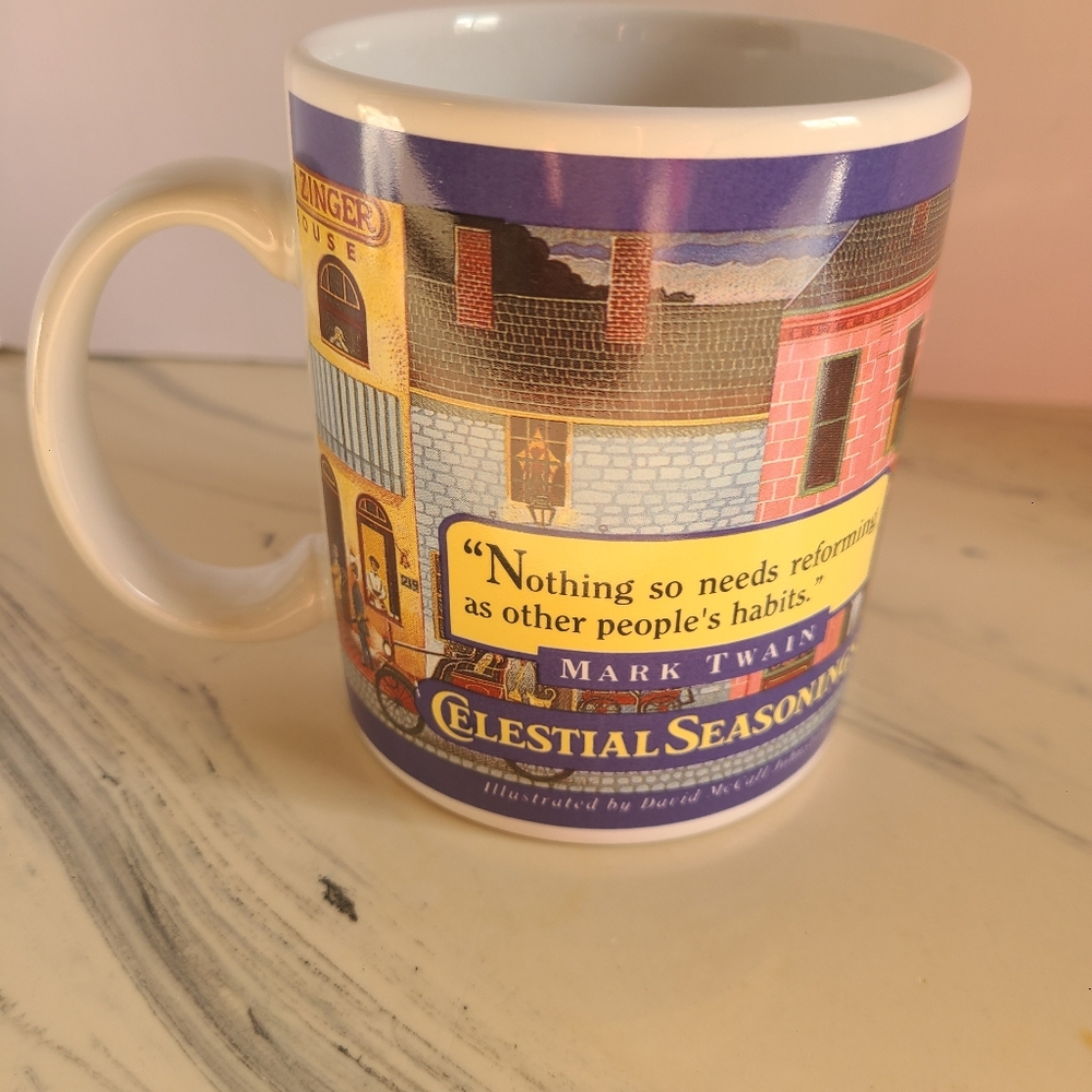 Vintage Harvest Spice Celestial Seasons Tea/Coffee Mug 12 Oz.